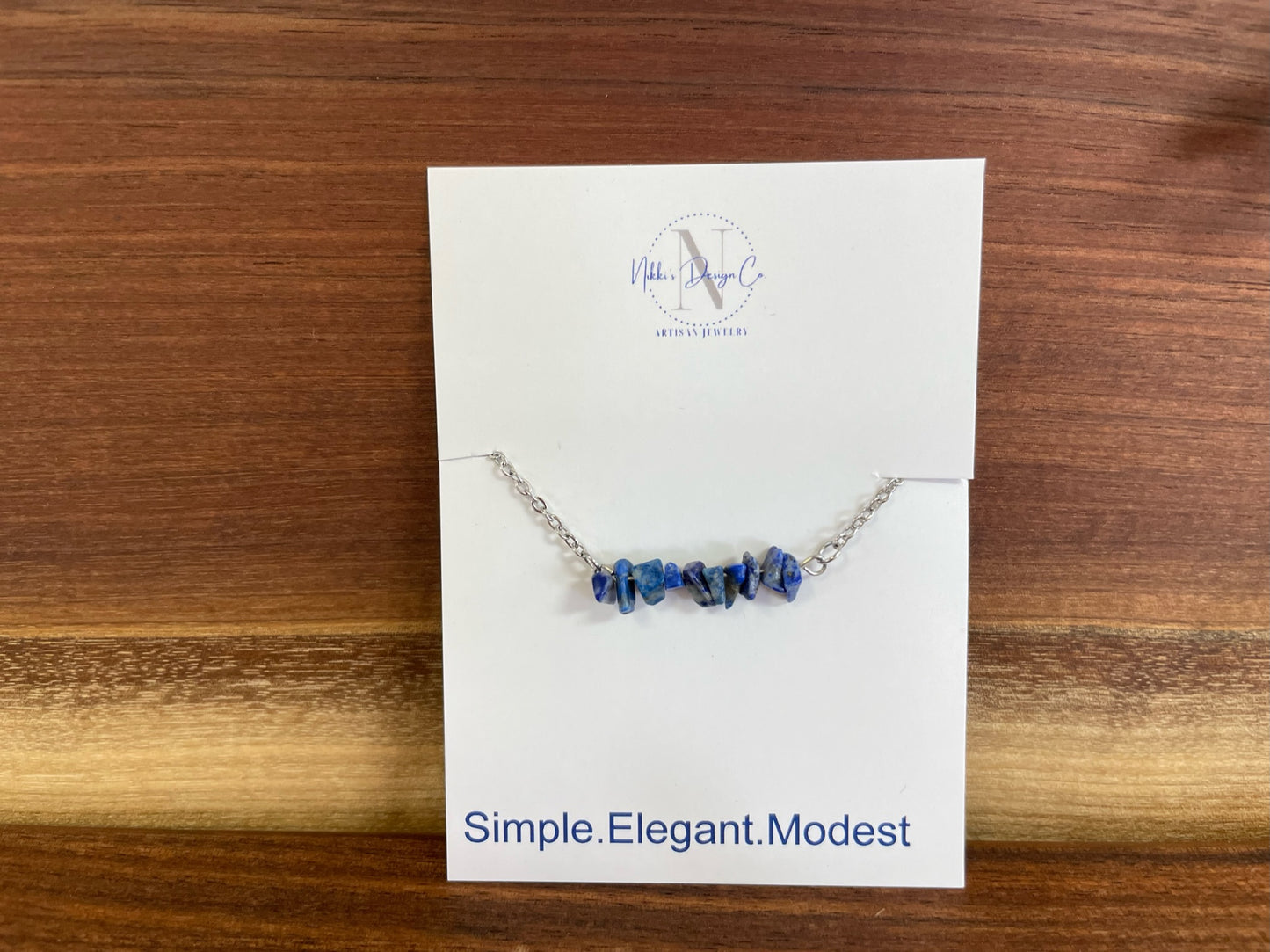 Lapis bracelet stainless steel