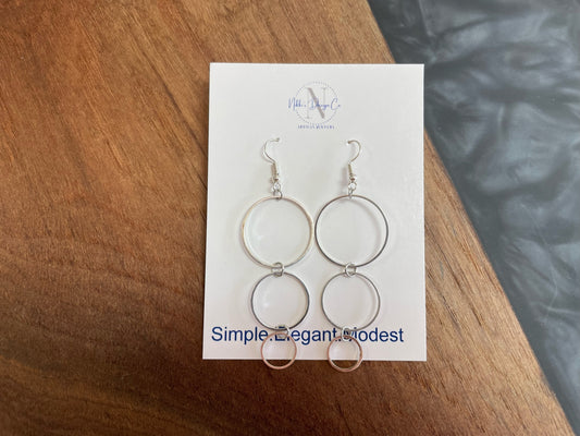 3 tier Hoop Earrings