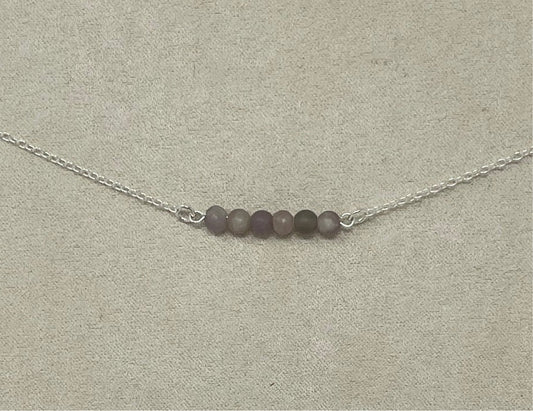 Lilac Sterling silver necklace